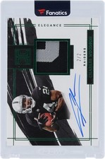 Charles Woodson Raiders Signed 2022 Panini Impeccable Emerald #ERA-CWO #2/2 Card