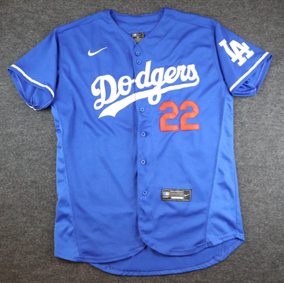 Nike LA Dodgers Clayton Kershaw #22 Jersey Mens Size 36 Blue MLB