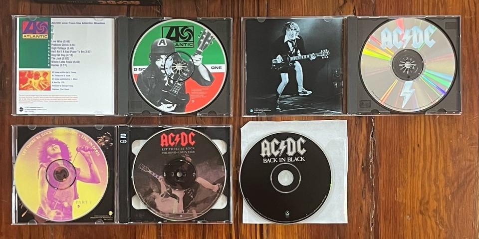 AC/DC CD Lot of 22 discs - Includes BONFIRE Boxed Set - A Whole Lotta ...