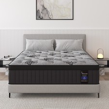 12 Inch Gel Memory Foam Hybrid Spring Mattress Twin Full Queen King in A Box