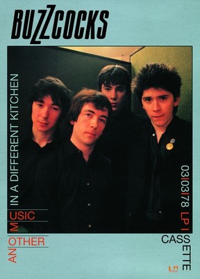 BUZZCOCKS POSTER ANOTHER MUSIC IN A DIFFERENT KITCHEN
