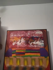 Oil Painting - 18x20 Hand Painted original Artwork on Canvas Division 1963