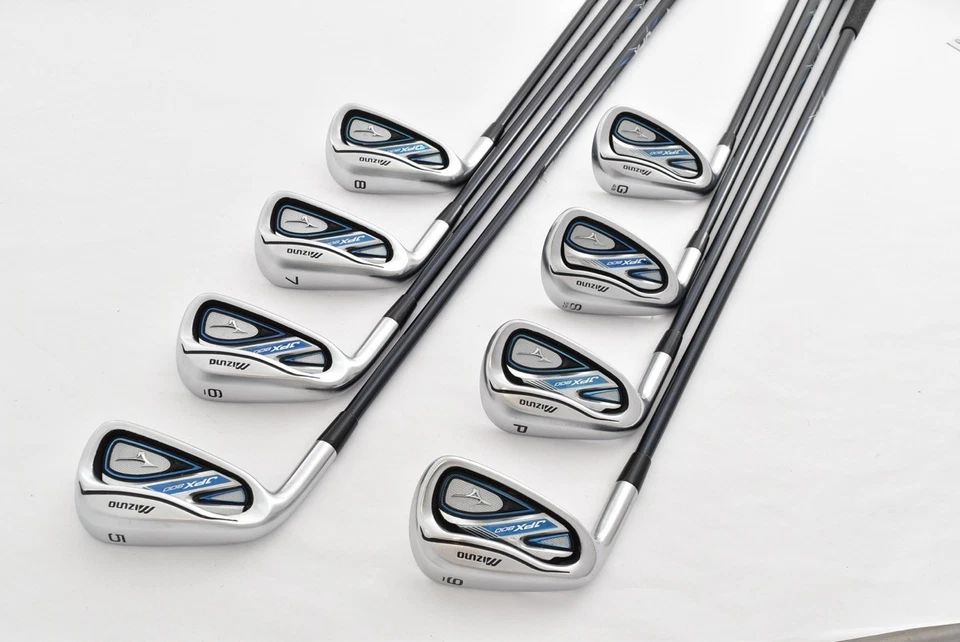 【Lefty】 8pcs Mizuno JPX 800 Iron set 5-6-7-8-9-PW-SW-GW Flex Regular MI-100 LH - Image 3 of 4