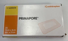 20 Smith & Nephew 66000318 Primapore⋄ Adhesive Wound 6" x 3⅛" Dressing Exp 2028