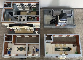 Lego Town Hall 10224 Modular Building 100% Complete Creator Expert 2012 Set Rare