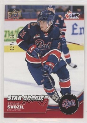 2021-22 Upper Deck CHL Star Rookie Exclusives 27/100 Stanislav Svozil #355 bs5