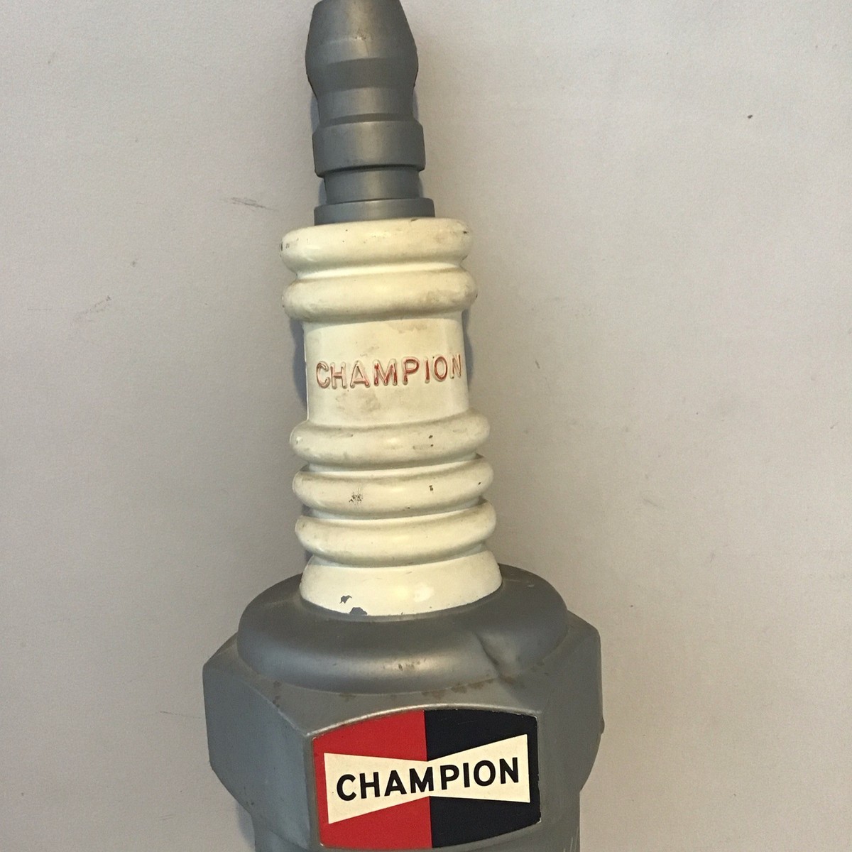 vintage Champion Large plastic Spark Plug store display
