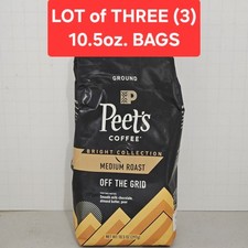 3 x 10.5oz. Peet’s Off the Grid GROUND Medium Roast Coffee *CLEARANCE/PLZ READ* 10.67 per pound