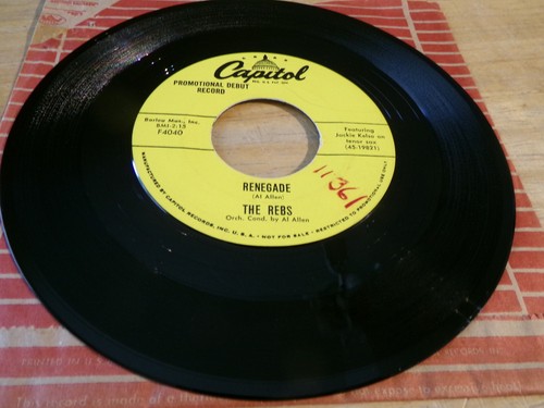 The Rebs 45 - Bunky - Capitol F4040 Yellow label debut promo - Picture 2 of 2