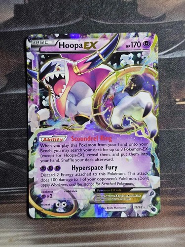 Hoopa EX 36/98 Holo Ultra Rare Ancient Origins Pokemon Lightly Played