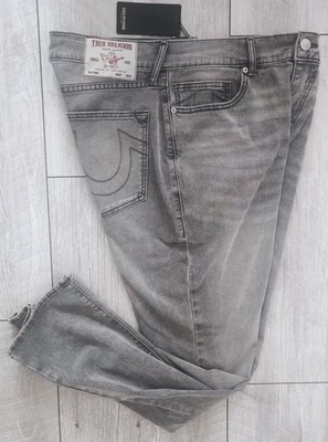 TRUE RELIGION Jeans GENO SN SLIM Herren Designer Jeanshose Grau Gr.34 NEU ETIKET - Bild 1 von 4