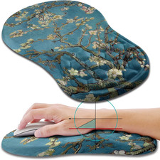 Ergonomic Mouse Pad Wrist Support, Wrist Rest Mousepad for Carpal Tunnel Pain Re