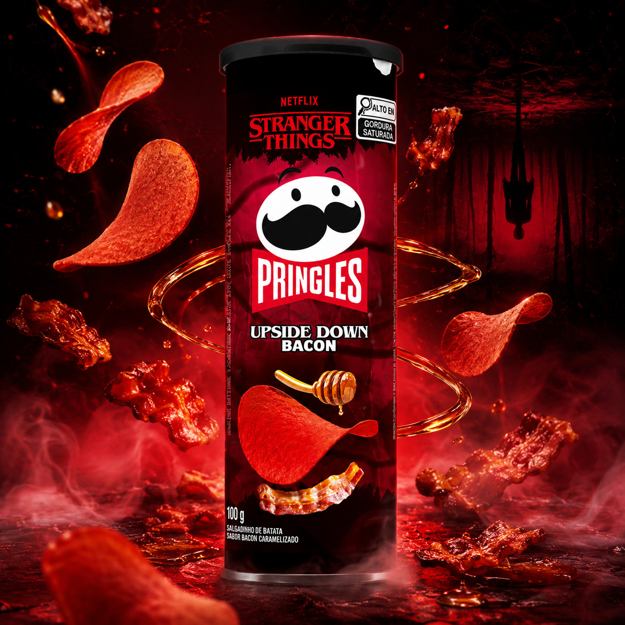 Pringles Upside Down Bacon & Steak 2er Set 2x100g Limited Edition 4