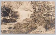 Waterfall in Unidentified Location RPPC Postcard