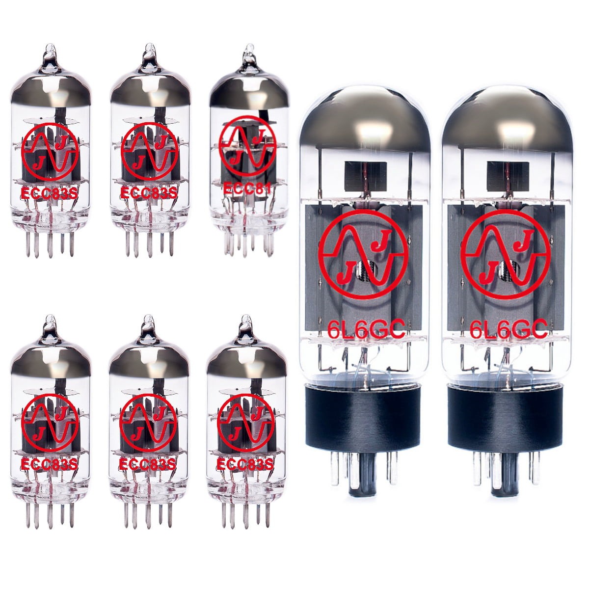 Replacement Valve Kit For Fender 63 Vibroverb Reissue (4 x ECC83 1 x ECC81 1 ...