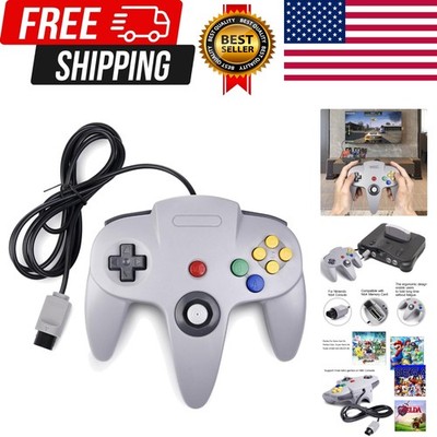Classic N64 Controller, Retro N64 Wired Remote Joystick Gamepad Controller Co...