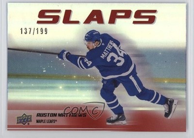 2025-26 Upper Deck Series 2 Slaps Red 137/199 Auston Matthews #SL-24 l7p