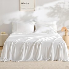 Queen Size Bed Sheets 6 Piece Set, 100 Rayon Derived from Bamboo, Cooling fo...
