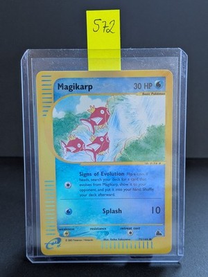 Pokemon Karte TCG Magikarp / Karpador 75/144 Reverse Holo Skyridge 2003