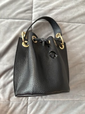 Black Leather Women s Bag Made In Italy Small Size