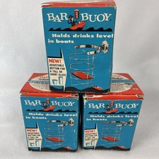 3 Vtg 60s-70s Bar Buoy Drink Holders for Boat...