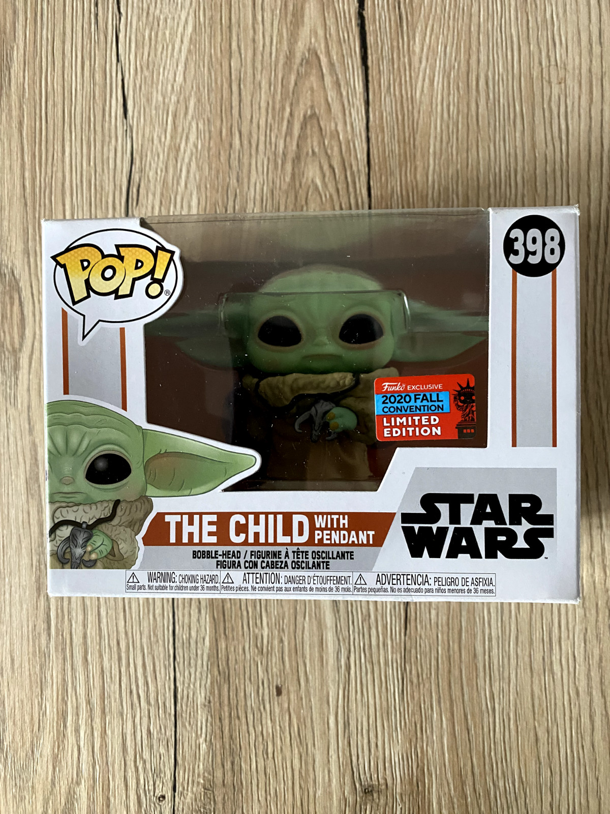 En Oferta Figura Vinilo Funko Pop El Niño Con Colgante 398 Star Wars Nycc 2020
