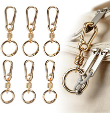 Zipper Clips Anti Theft, 6 Pcs Zipper Locks for Backpacks, Double Opening Antith