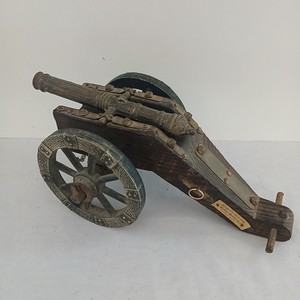 Model of a Spanish Field cannon, circa 18th century Replica Metal Wood Felipe IV