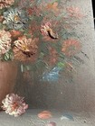 Helmer Floral Still Life Flowers Canvas Painting Signed Framed 12x16" — photo 4