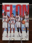 SkyBox 1991 Team USA #545 Michael Jordan Stockton Malone PSA 5 Graded Card