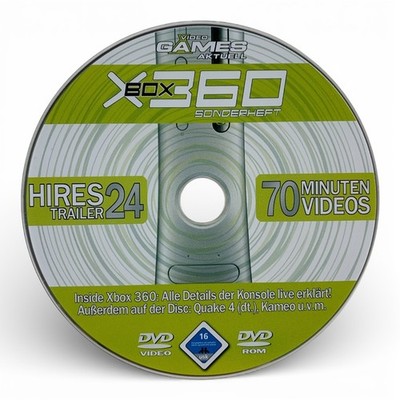 Microsoft Xbox 360 - Video-Disk Sonderheft [Video Games Aktuell] nur CD