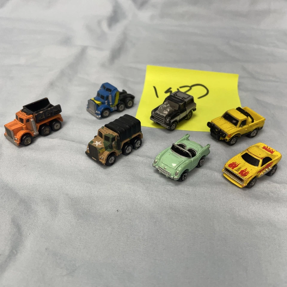 Galoob Micro Machines Vintage 1986 1987 1988 1989 Lot of 27 Lifted Speed Shop - Image 4 of 4