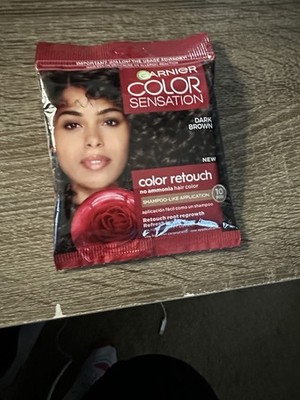 NEW Garnier Color Sensation Color Retouch Hair Color Dark Brown