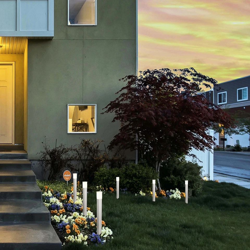 卡尔加里户外柱灯带不锈钢饰面不锈钢 — 第 4/4 张图片