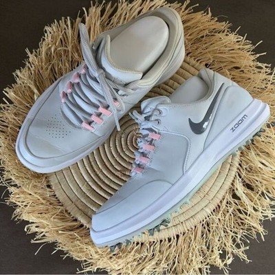 NIKE Golf Women's Air Zoom Accurate Golf Shoes Spikes 909735-002 Platinum 9.5W