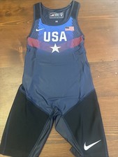 Nike USA Weightlifting Wrestling Singlet National Team Gym Stars - XS - New