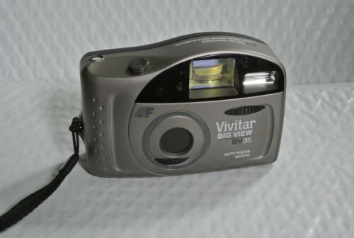 Vivitar Big View BV35 35mm Film Camera Point & Shoot Auto Focus  WORKING Tested - Afbeelding 1 van 4