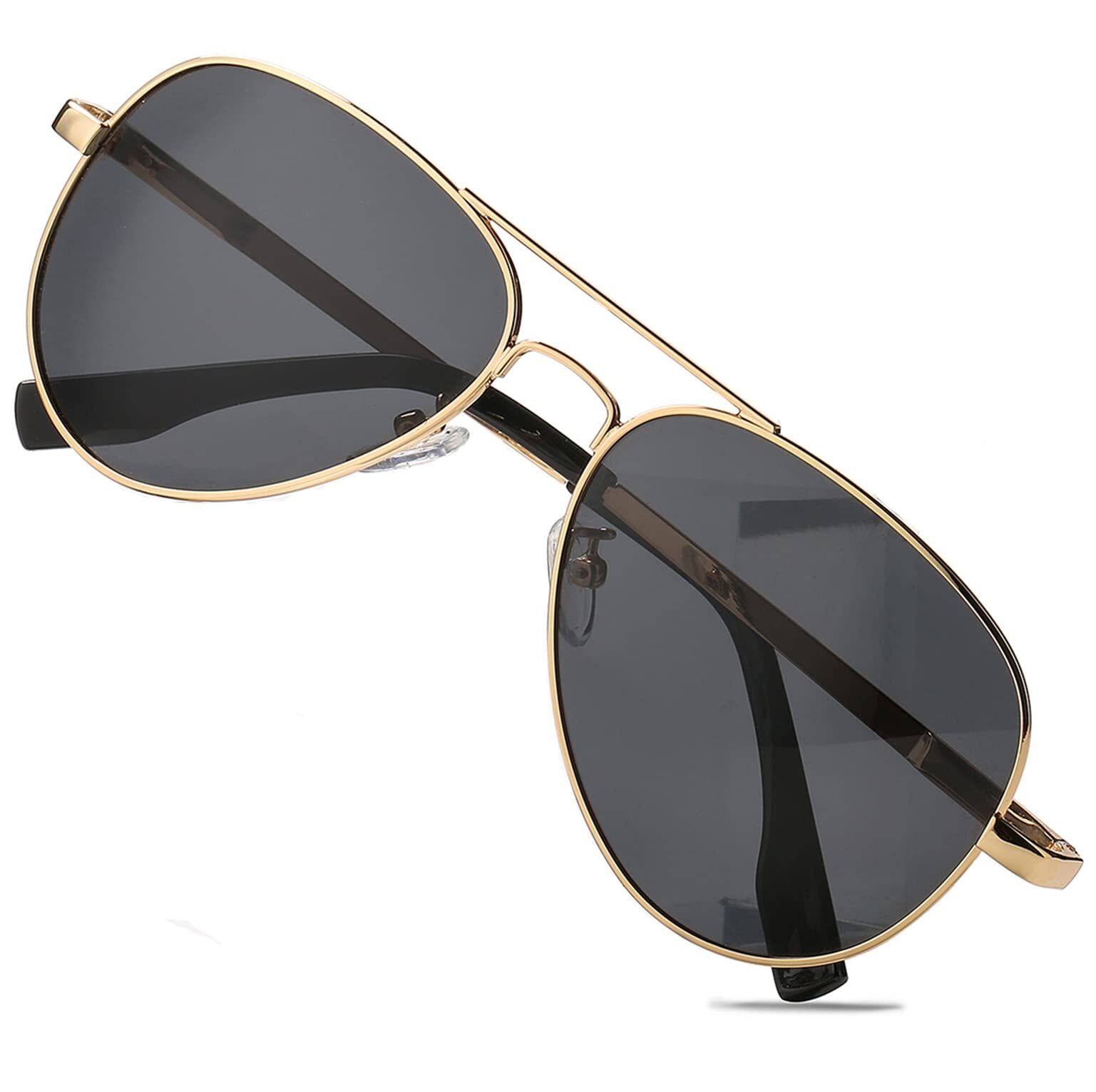 Polarized Aviator Sunglasses for Women Men Classic Metal Shades Mirror Lens 1...-image