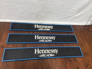 Hennessy Black Bar Rail Mats, 23-1/4" x 3-3/8" Set of 3 USED