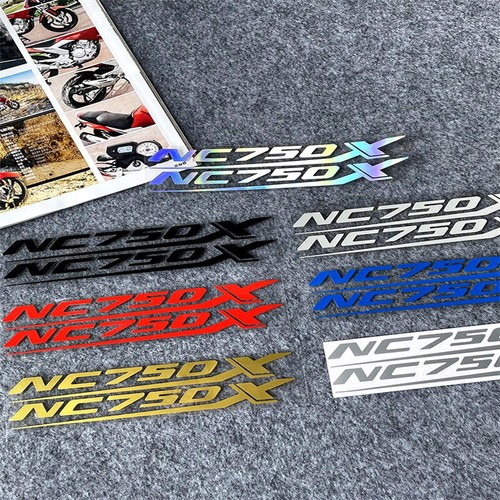 HONDA NC750X MOTORCYCLE FUEL TANK BODY STICKER REFLECTIVE WATERPROOF BADGE DECAL - Picture 4 of 31