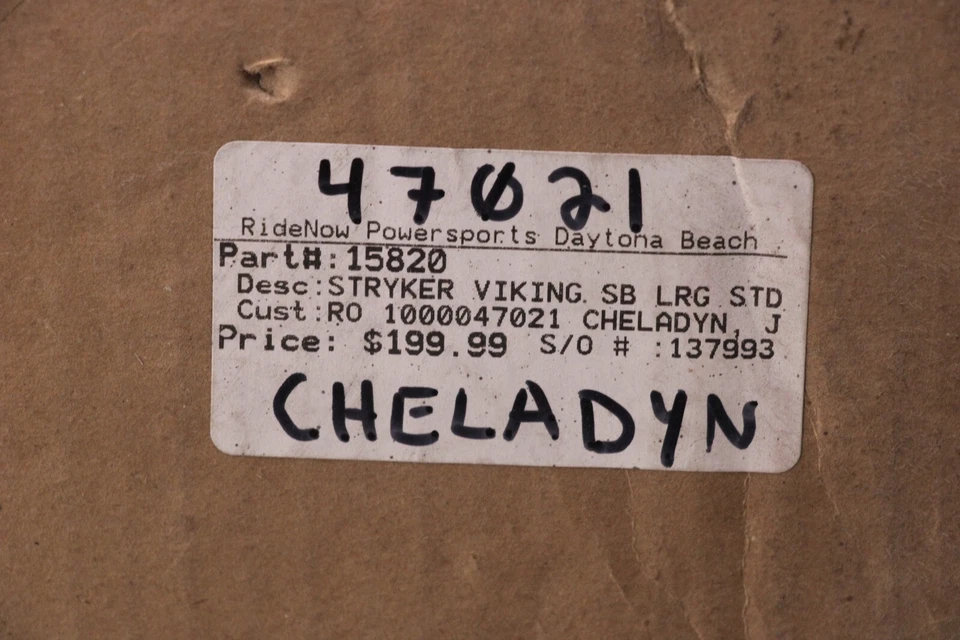 Yamaha Stryker 1300 2011-2017 conjunto de alforja derecha bolsas vikingas grandes 24 L Foto 2 de 4