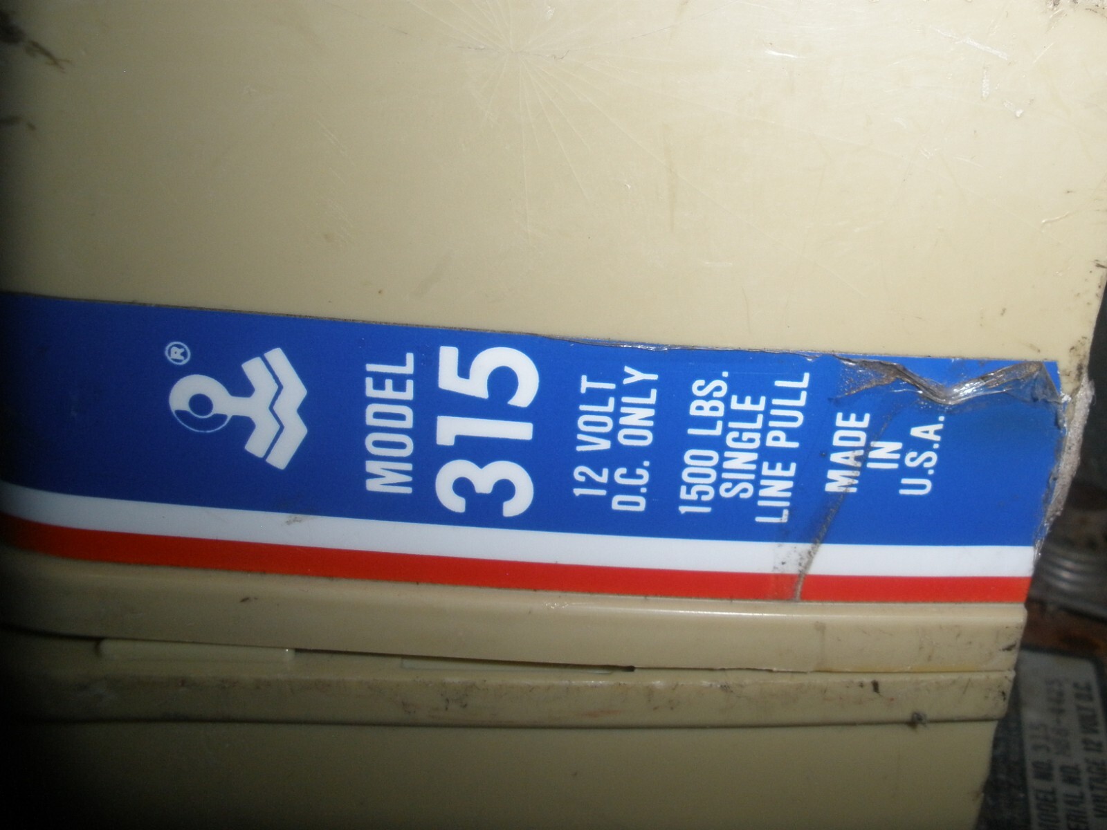 POWERWINCH 315 BOAT TRAILER WINCH 1500 lbs single line pull eBay