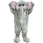 Deluxe Grey Elephant Mascot Coldplay Paradise Celebrity Adults Fancy Dress