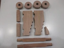 Black Powder Cannon Naval Carriage Model Kit Walnut Wood For 7" to 9" Barrel