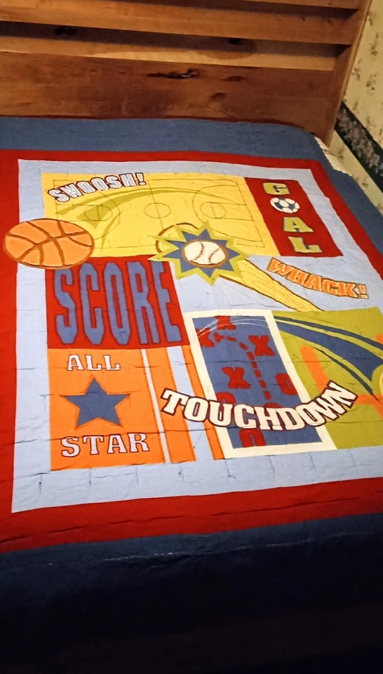 Manta acolchada de pelotas deportivas para saltar, disparar, tocar pelotas deportivas 86" x 84"   Foto 3 de 4