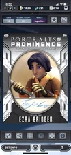 Topps Star Wars Digital Card Trader Marble Ezra Portraits Of Prominence 2 Sig