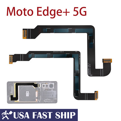 1 Pair Motherboard Charging Port Flex Cable For Motorola Moto Edge+ Plus XT2061