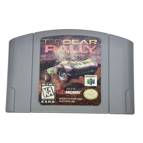 Top Gear Rally Nintendo 64 N64 Game Cartridge Only Tested Works eBay