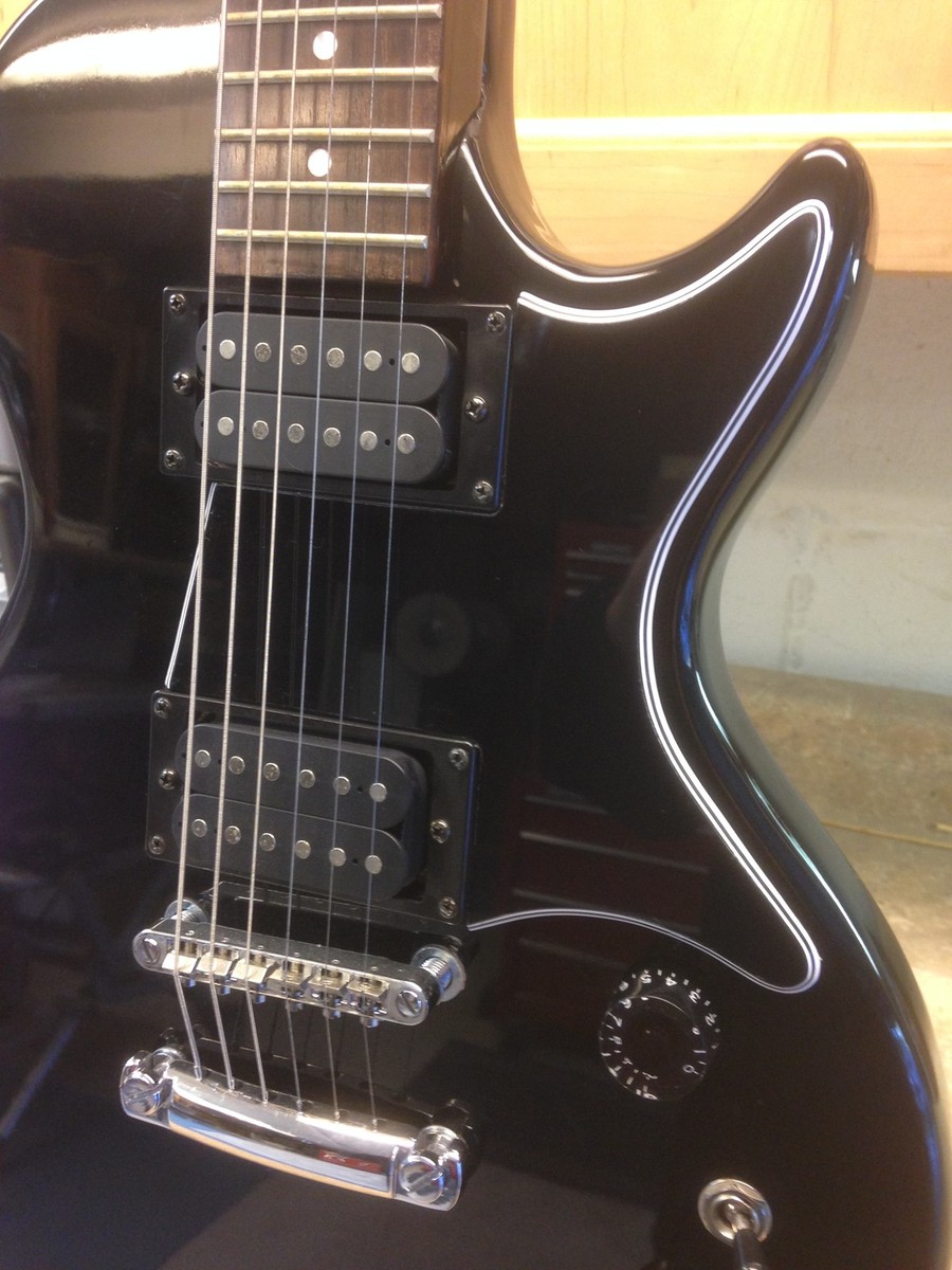 Les Paul II Two 2 Les Paul 5-Ply Black Pickguard made for Epiphone