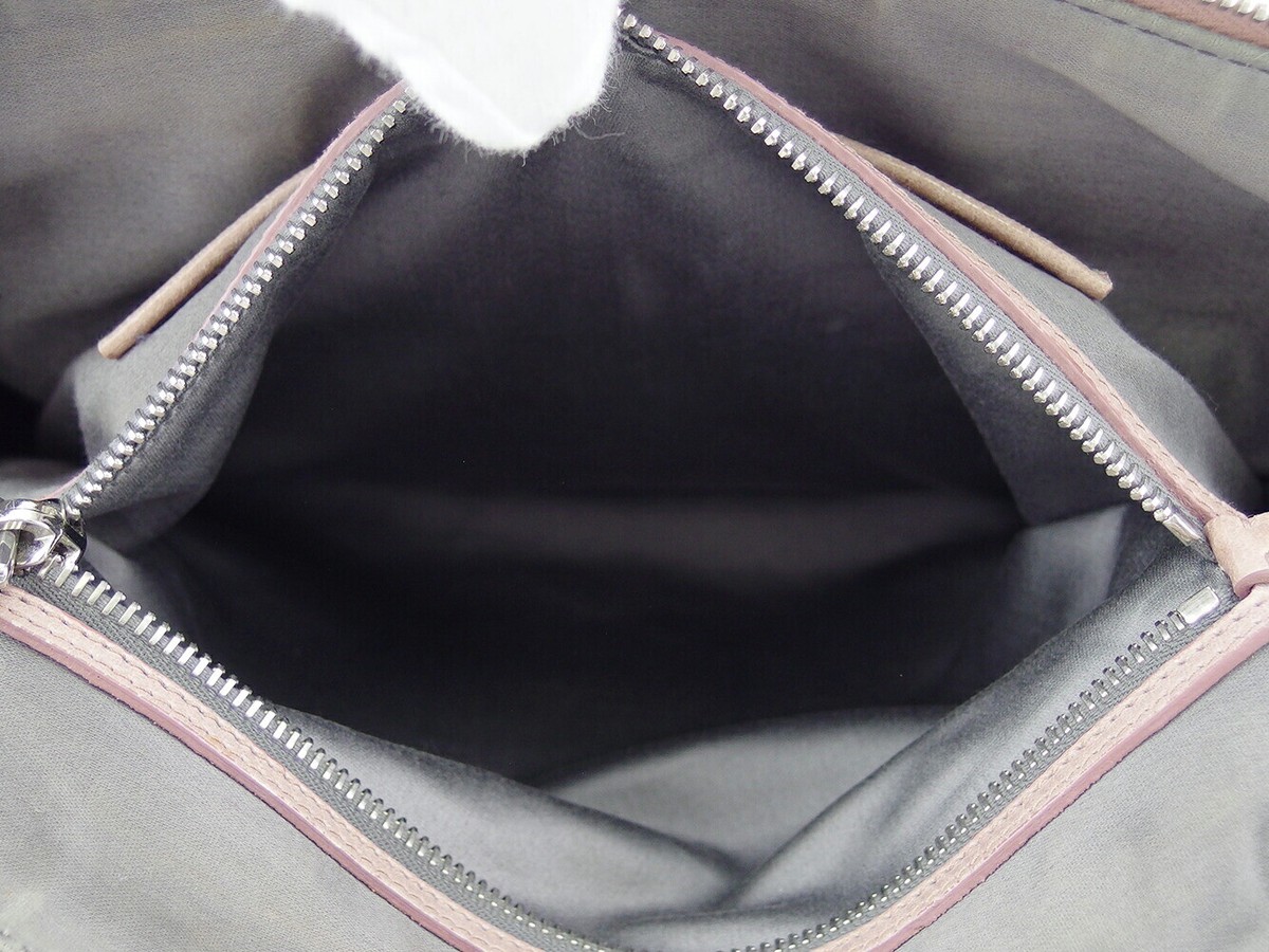 MIU MIU 2WAY shoulder bag heart charm pink base leather